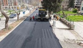 Kahramanmaraş’ta Asfalt Çalışması Sürüyor