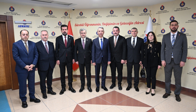 MHP Kahramanmaraş İl Başkanı Mansur Metehan’dan KSÜ Rektörü Okumuş’a Ziyaret