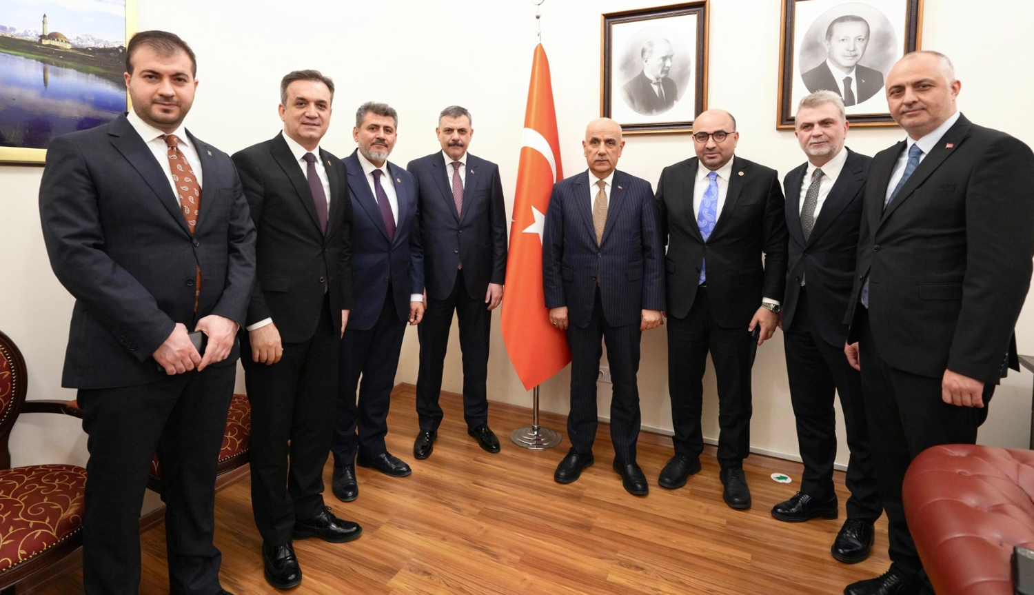 AK Parti Kahramanmaraş Heyeti İçişleri Bakanı Çiftçi ile Bir Araya Geldi