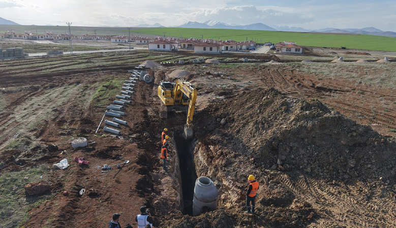 Afşin ve Elbistan’da Köy Evleri Yeni Altyapı Hatlarına Kavuşuyor