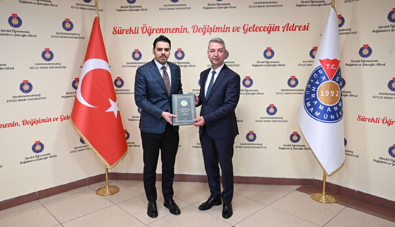 KSÜ, TİKA Başkanı Abdullah Eren’i Ağırladı