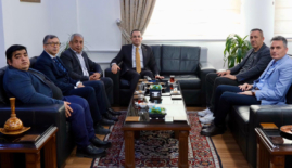 Kahramanmaraş Basın Birliği Cumhuriyet Başsavcısı Tiryaki’yi ziyaret etti