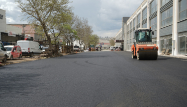 Kahramanmaraş Toptancılar Sitesinde Asfalt Çalışması Sürüyor