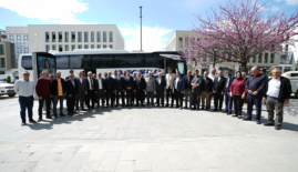 Kahramanmaraşlı Çiftçiler Konya Tarım Fuarı’na Uğurlandı