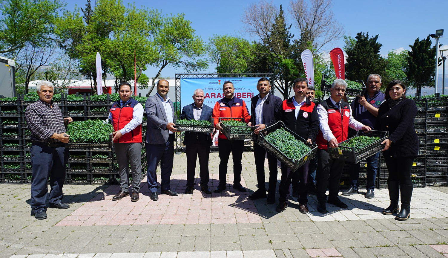 Kahramanmaraş’ta Üreticiye 650 Bin Hibe Biber Fidesi