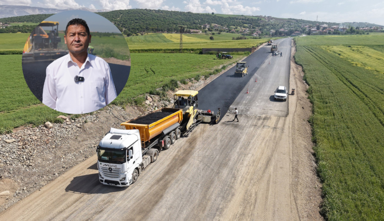 Elmalar – Çokyaşar Yolu Sıcak Asfalt ile Kaplanıyor