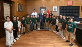 Başkan Görgel, Minik Öğrencileri Ağırladı