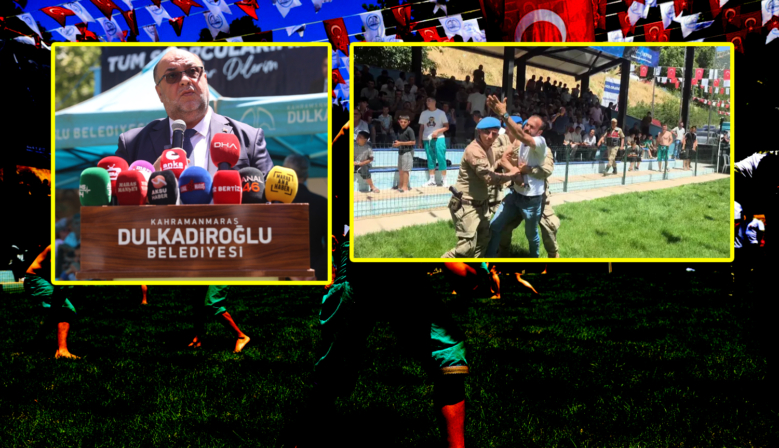 Dereköy Güreşleri’nde kavga çıktı