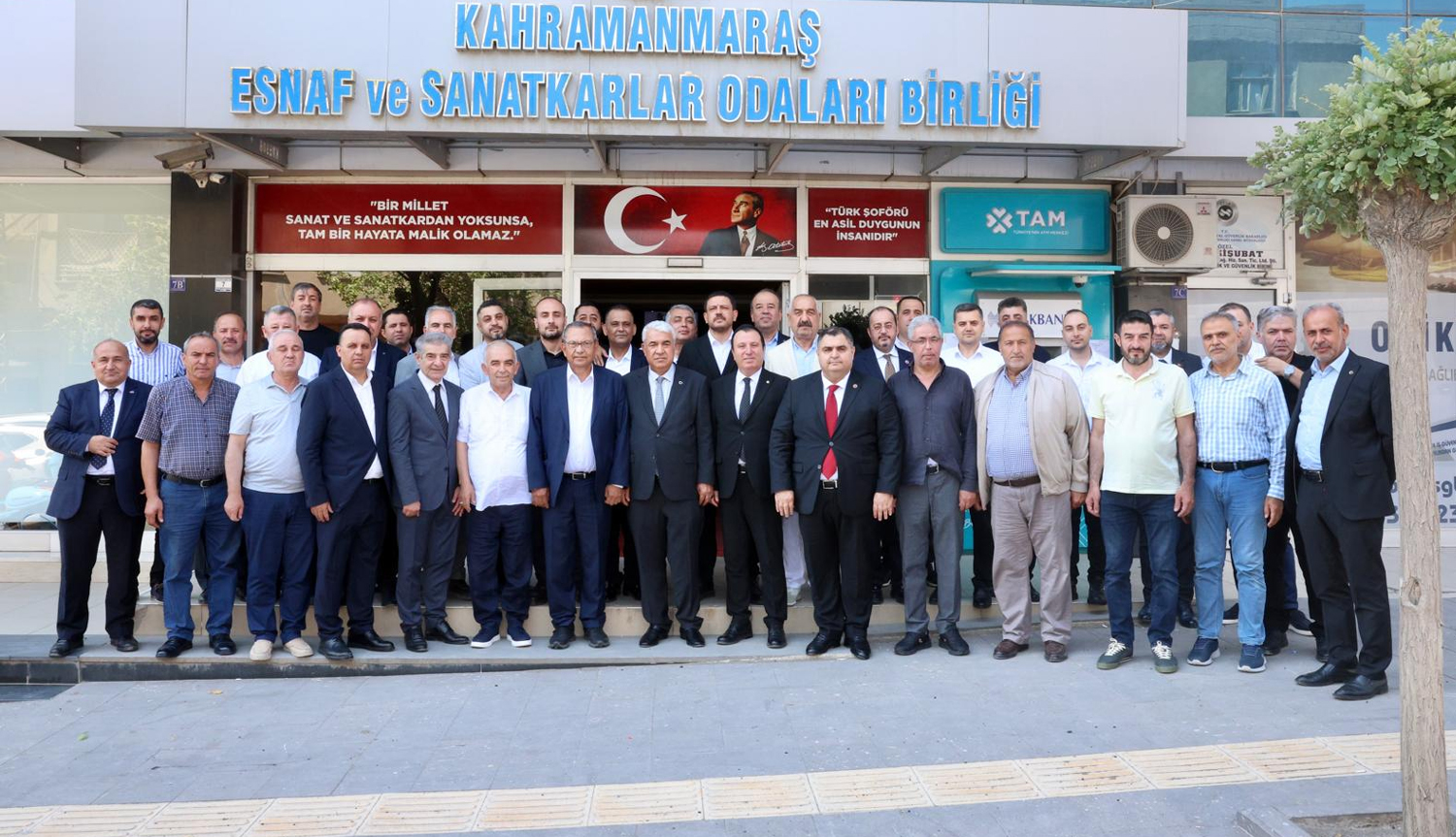 KMTSO’dan KMESOB Başkanı Ahmet Kuybu’ya Hayırlı Olsun Ziyareti
