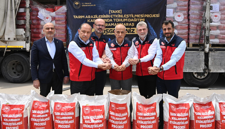Kahramanmaraşlı Üreticiye Can Suyu