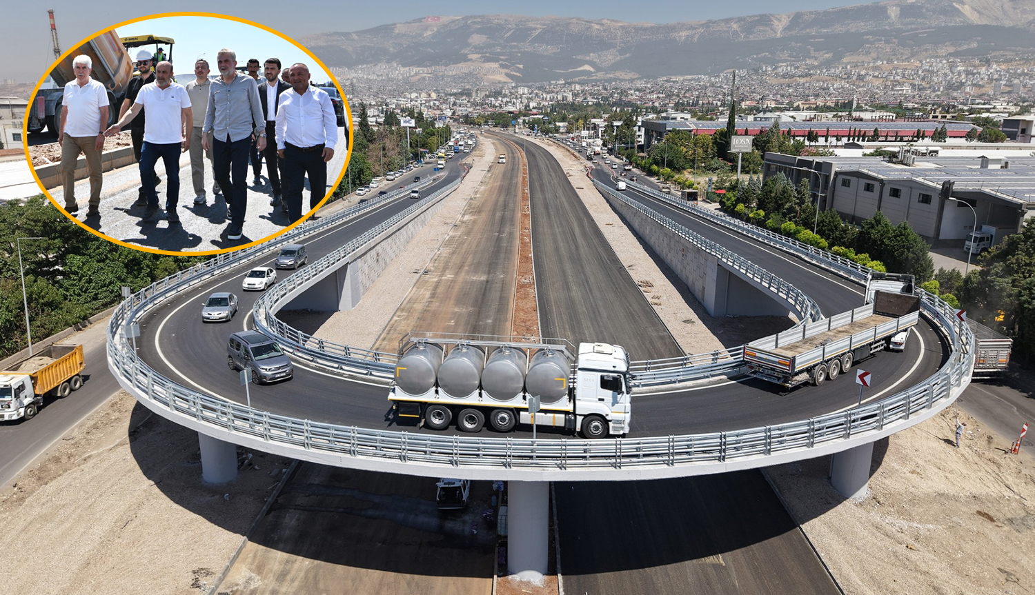 Başkan Görgel, Sanayi Kavşağı’ndaki Son Hazırlıkları Yerinde İnceledi