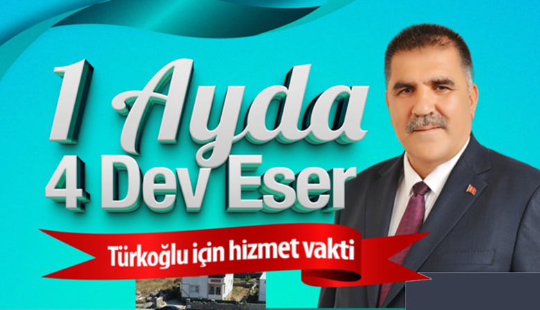 Türkoğlu’nda her hafta açılış ve temel atma töreni var