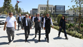 Vali Ünlüer ve Başkan Görgel, Trabzon Caddesi ile Demirciler Çarşısı’nda İncelemelerde Bulundu