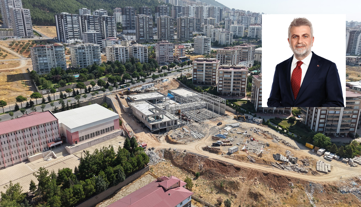Kahramanmaraş Gençlik ve Spor Merkezi Yükseliyor