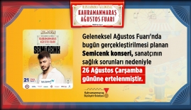 Semicenk Konseri, 26 Ağustos’a Ertelendi!