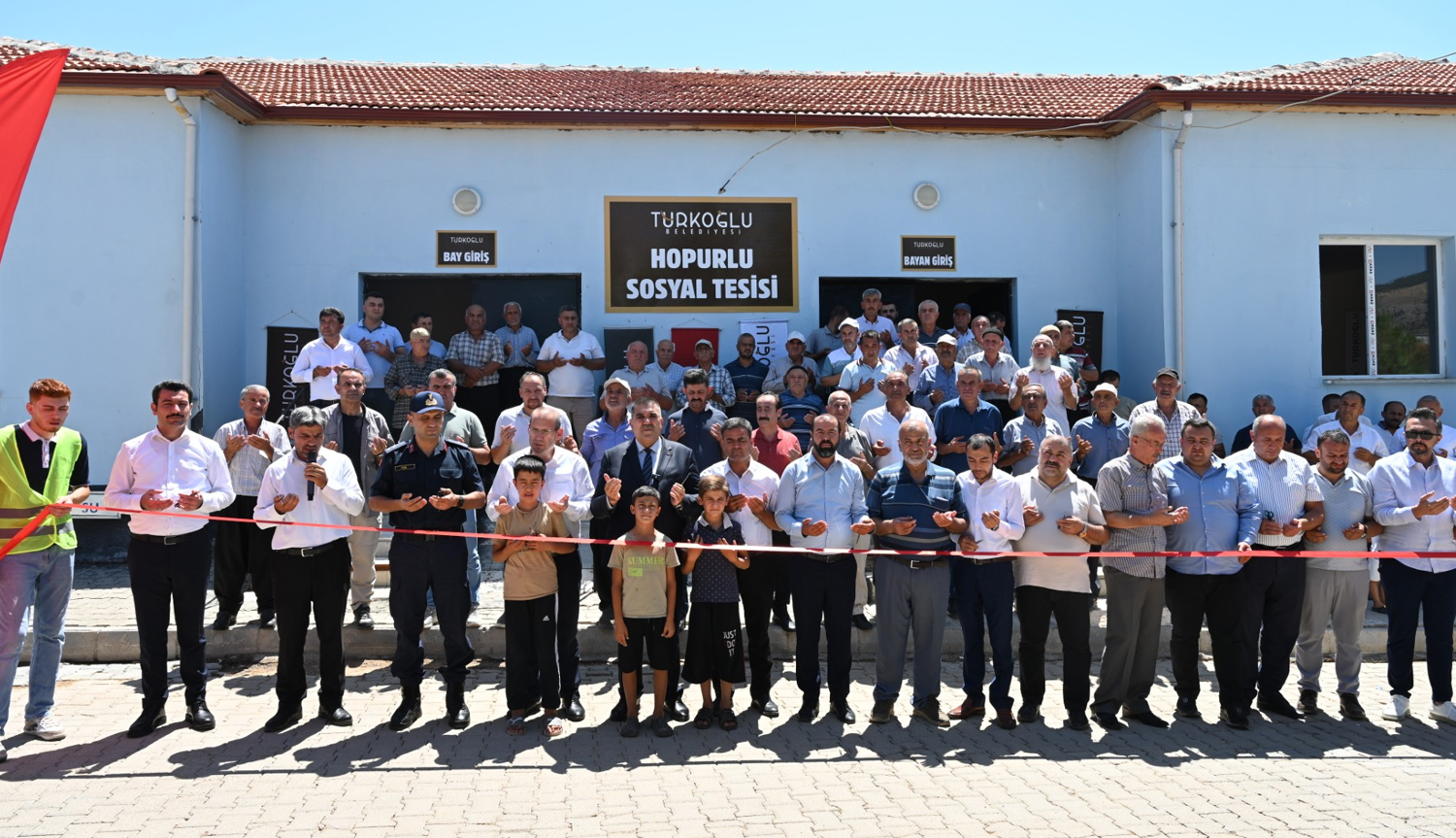 Türkoğlu’nda Hopurlu Mahallesi Taziye Evi ve Sosyal Tesisi Hizmete Açıldı