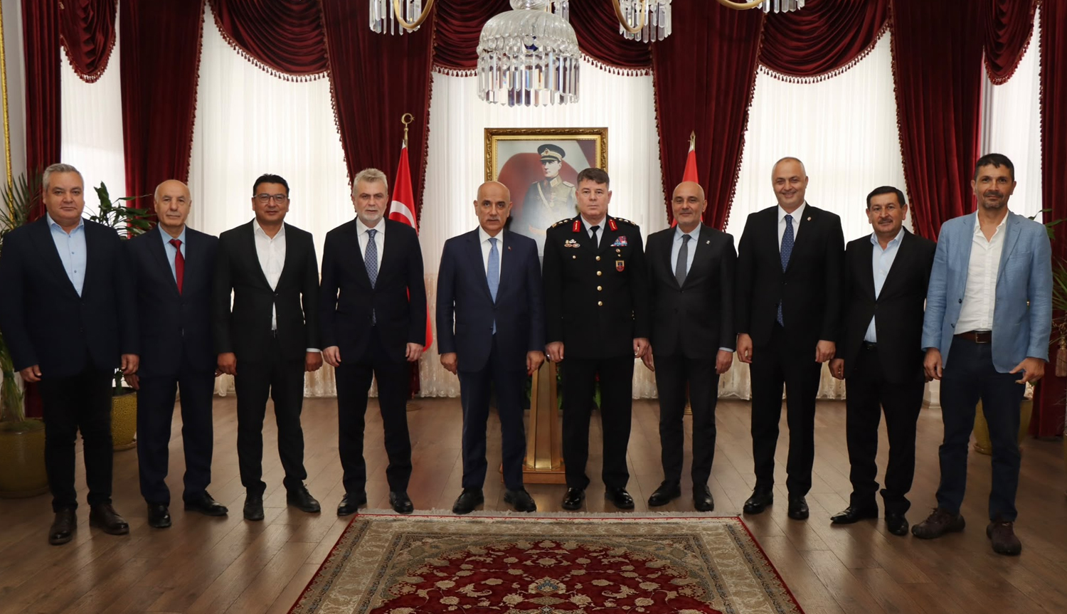 AK Parti Kahramanmaraş Heyeti İl Jandarma Komutanı Tataroğlu’nu Ziyaret Etti