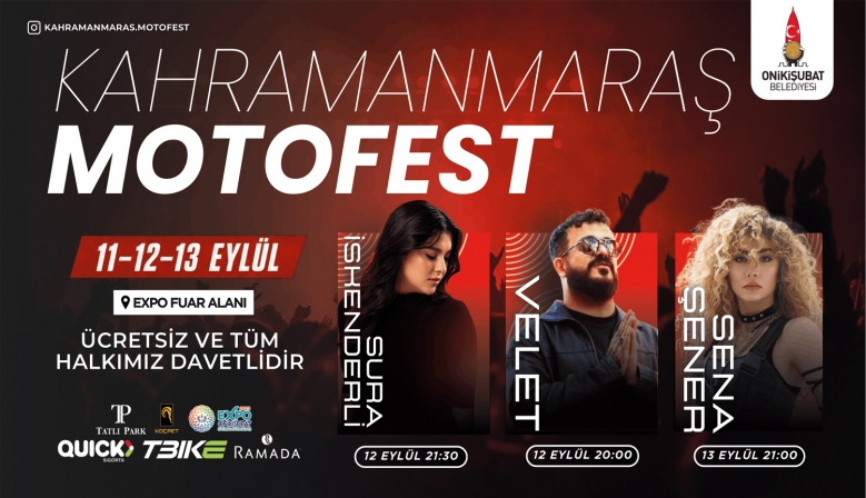 Kahramanmaraş 2.MOTOFEST başlıyor