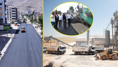 Kuzey İlçeleri Asfalt Üretim Tesisiyle 6 İlçenin Yol Yatırımlarına Güç Katılıyor