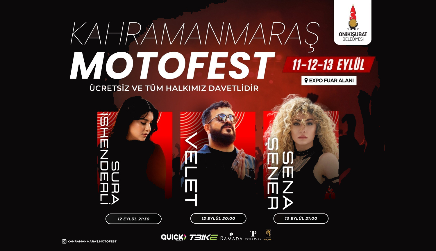 Onikişubat Belediyesi, 2. Kahramanmaraş Motofest’in startını veriyor