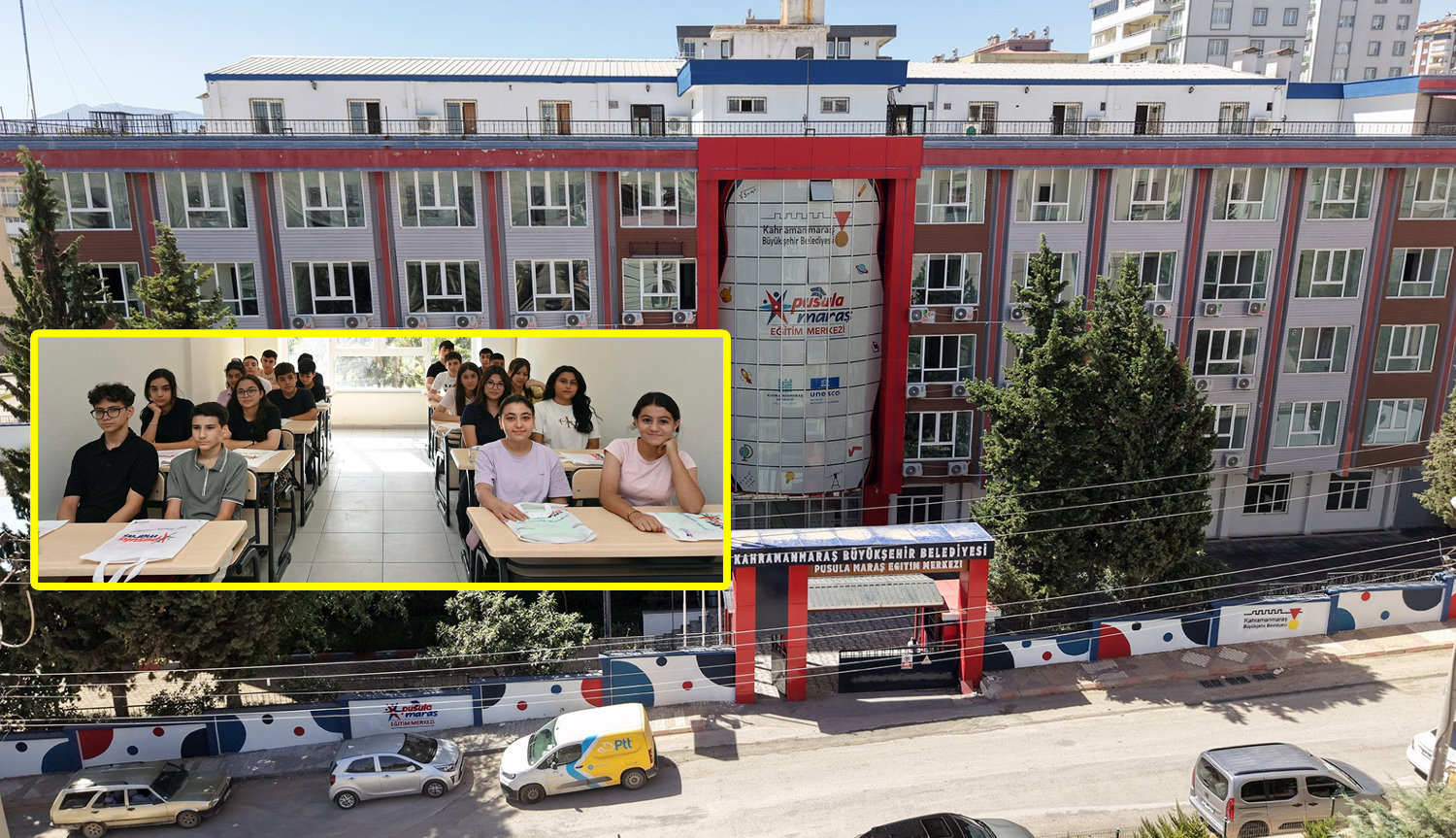 Pusula Maraş Eğitim Merkezi’nde İlk Ders Zili Çaldı