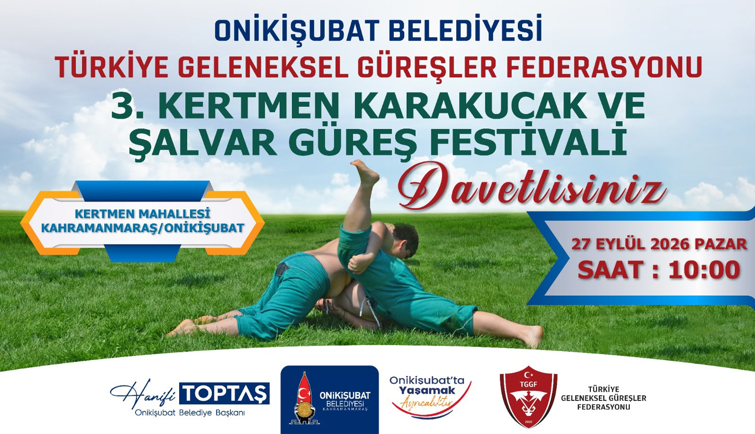 Türk güreşinin nabzı bu yıl da Onikişubat Belediyesi imzasıyla Kertmen’de atacak