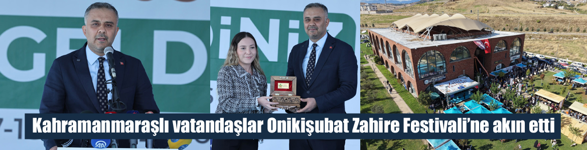 Kahramanmaraşlı vatandaşlar Onikişubat Zahire Festivali’ne akın etti